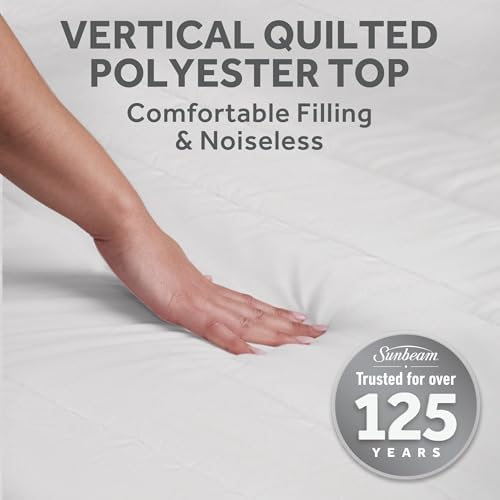 Sunbeam Heated Mattress Pad Quilted 12 Heat Deep Pocket Full 75x54 - Image 6