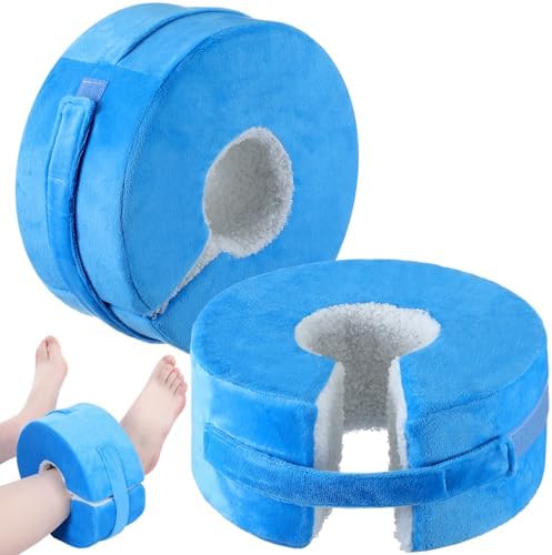 Soulchen 2 Pack Heel Protector for Pressure Sores Fleece Foot Elevation Pillow by Soulchen