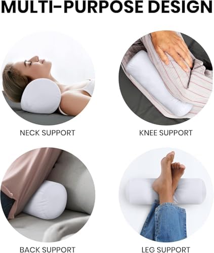 Utopia Bedding Bolster Pillow Inserts, 6x16 Neck roll Pillow, 1 Pack - Image 4