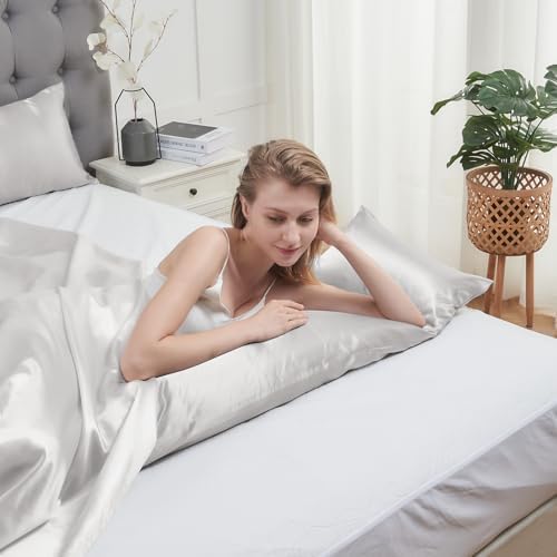 Vielit Satin Body Pillow Pillowcase 1pc, Silky Body Pillow Cover Similar to - Image 3