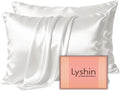LYSHIN Silk Pillow Cases 2 Pack King Size by LYSHINSILKPILLOWCASES