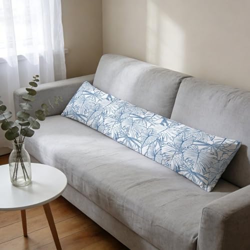 Tropical Body Pillow Cover Hawaiian Leaves Pillowcase - Image 4