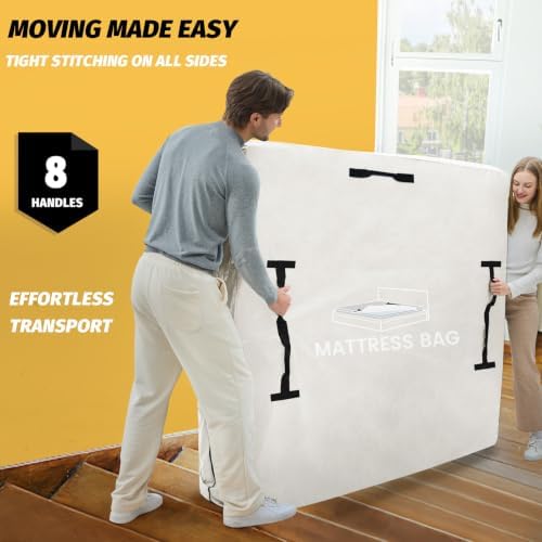 Mattress Bags for Moving and Storage, BETU Waterproof Mattress Protector King - Image 6