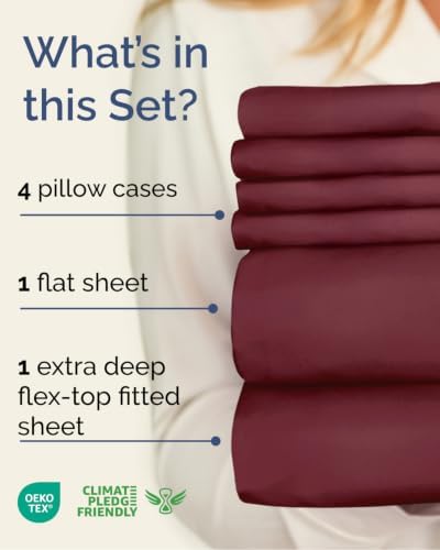 Extra Deep Flex Top Split Head King Sheet Set - Image 2