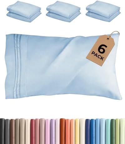 King Standard Pillow Cases Set of 6 by CGKUnlimited