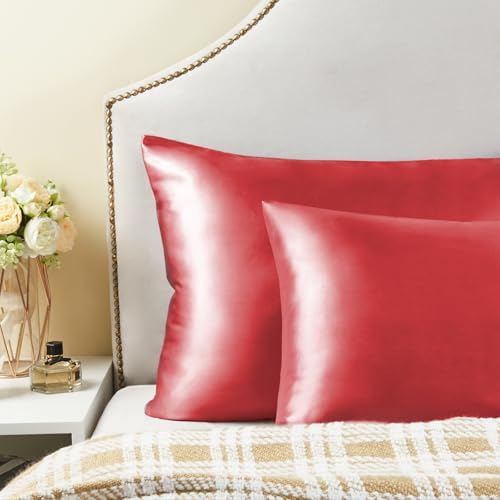 BEDELITE Satin Pillowcases, Standard Size 20x26 Inch, Baked Apple - Image 7