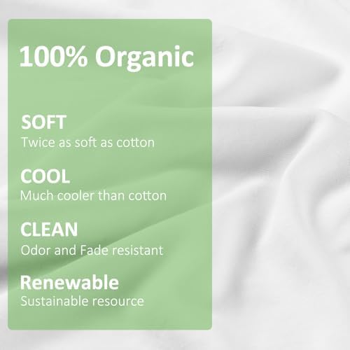 LUXEAR Nature Linen Pillow Cases, 2 Pack Queen Size - Image 2