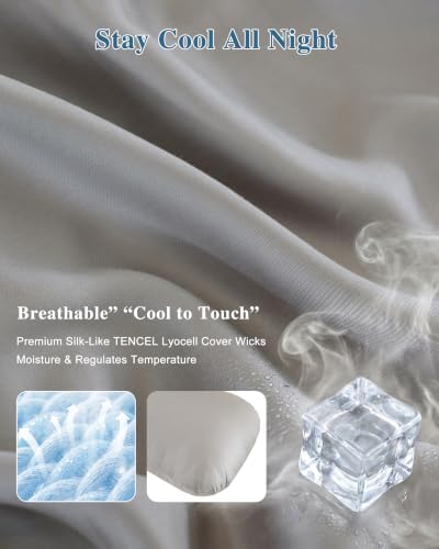 YZ HOME Weighted Body Pillow 6.5lbs Cooling Body Pillow - Image 3