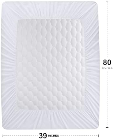 Waterproof Twin XL Mattress Protector Mattress Pad fit Upto 16" Deep Pocket - Image 4