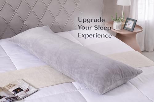 evolive Plush Body Pillow Cover 21"x54", Hidden Zipper - Image 7
