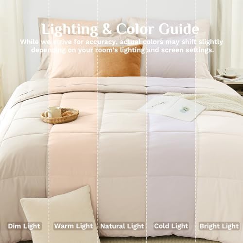 JOLLYVOGUE Queen Comforter Set, Ultra-Soft Bed in a Bag Queen Size 7 Pieces - Image 6