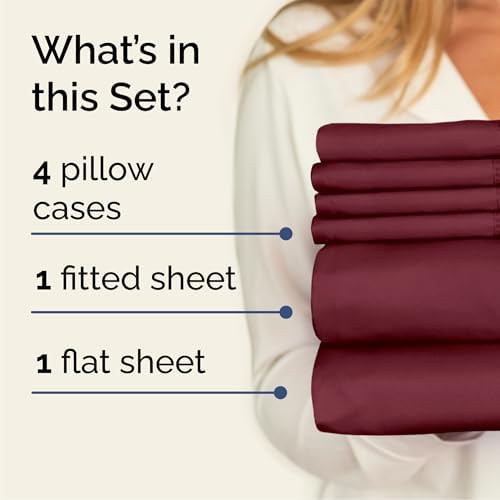 Queen 6 Piece Bed Sheet Set - Image 2
