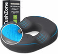 Donut Pillow Seat Cushion, Cooling Gel Memory Foam Chair Cushion by CushZone