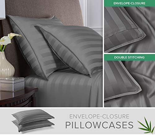 Queen Pillowcases by Pure Bamboo, Genuine 100% Organic Viscose Derived from - Image 2