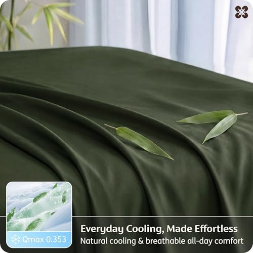 Bedsure PureWoven Rayon Derived from Bamboo, California King Sheet Sets - Image 4