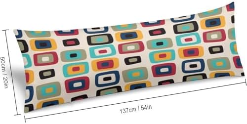 Mid Century Modern Body Pillow Cover Pillowcase - Image 2