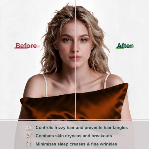 LYSHIN Silk Pillow Cases 2 Pack Queen Size - Image 4