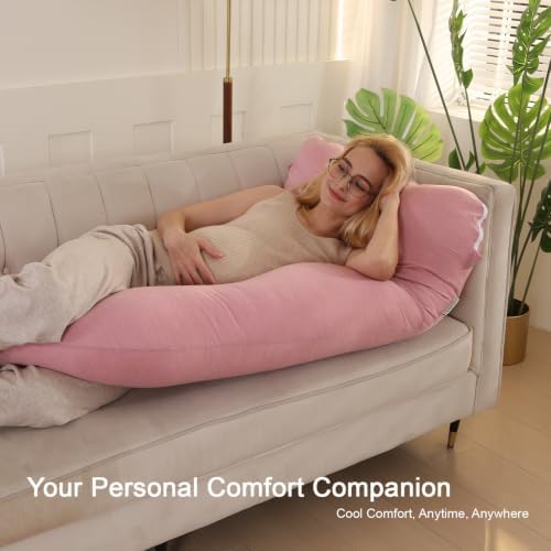Pregnancy Pillows for Sleeping, 57-inch U Shaped Full Body Maternity Pillow - Image 4