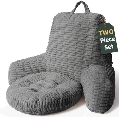 21"H Large Reading Pillow, Backrest Pillow by LUISOF
