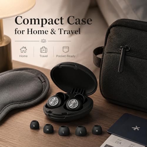 45dB Ear Plugs for Sleeping, Soft Silicone for Side Sleepers, 4 Sizes - Image 6
