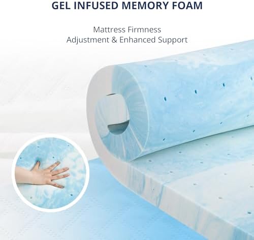 EGOHOME 4 Inch Full Memory Foam Mattress Topper - Image 3
