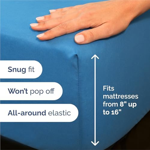 Split King 7 Piece Bed Sheet Set - Image 3