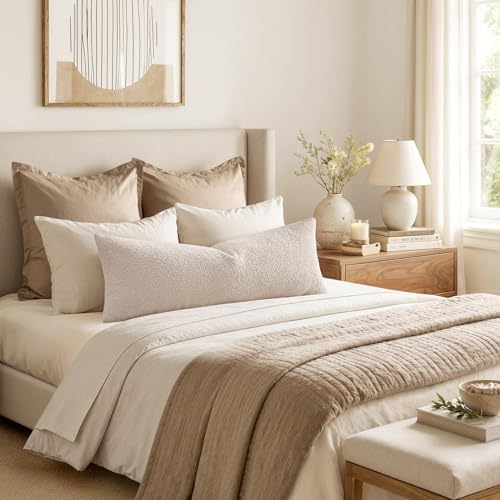 MIULEE Textured Boucle Lumbar Pillow Cover - Image 4