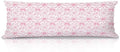 Chinoiserie Pink and White 20x54 Body Pillow Cover, Grandmillennial Home Decor by Unknown