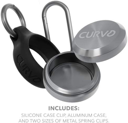 CURVD Premium Carrying Case Durable Travel Keychain Container, Medicine Pill - Image 2