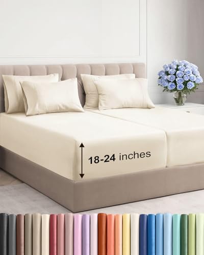 Extra Deep Split King Sheet Set by CGKUnlimited