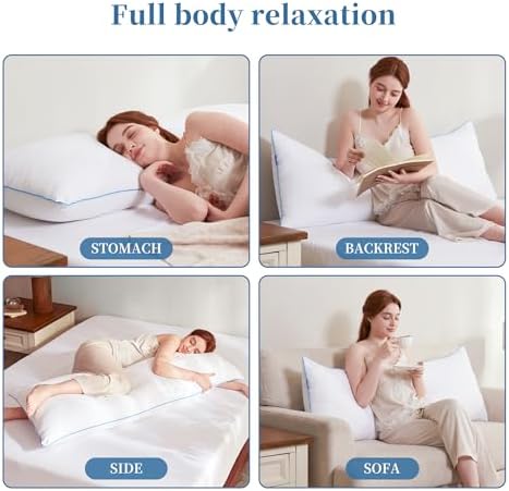 YZ HOME Full Body Pillow Insert -Large Long Bed Pillow - Image 5