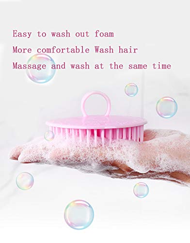 Aroveea Hair Scalp Brush Dandruff Cleaning Brush Shower Scalp Shampoo Brush - Image 8