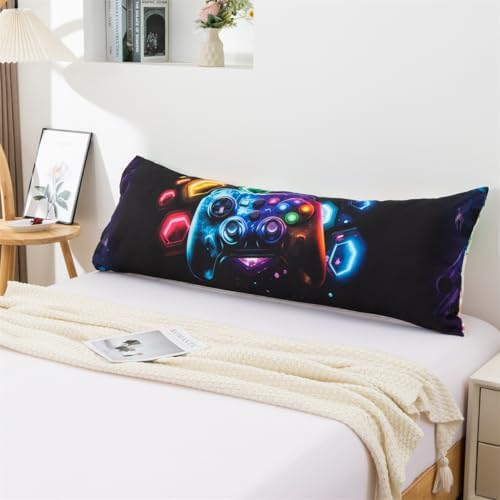 NTBED Space Gaming Body Pillow Cover Universe Game Console Microfiber Pillowcase - Image 2