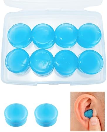BlingKingdom 4 Pairs Moldable Silicone Ear Plugs by BlingKingdom
