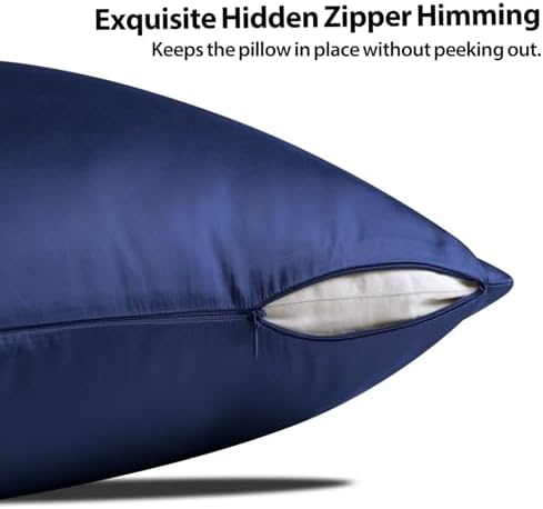 4 Pack Cooling Pillow Cases, Viscose Derived from Bamboo Pillow Protectors King - Image 3