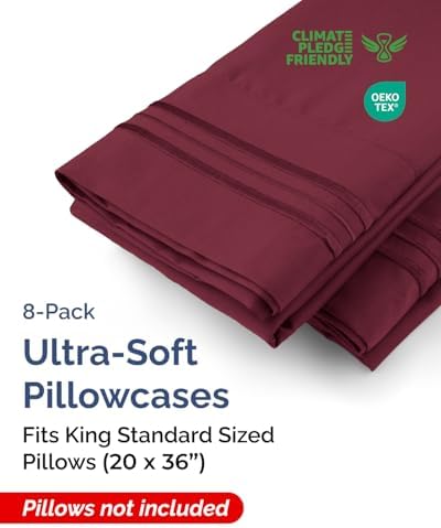King Standard Pillow Cases Set of 8 - Image 2