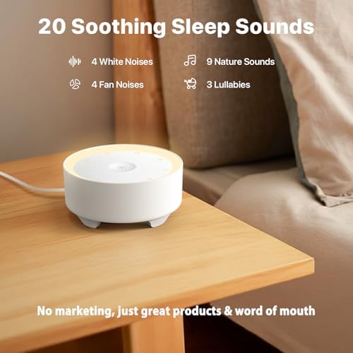 Kipcush White Noise Machine for Sleeping, Baby & Adults, High-Fidelity - Image 3