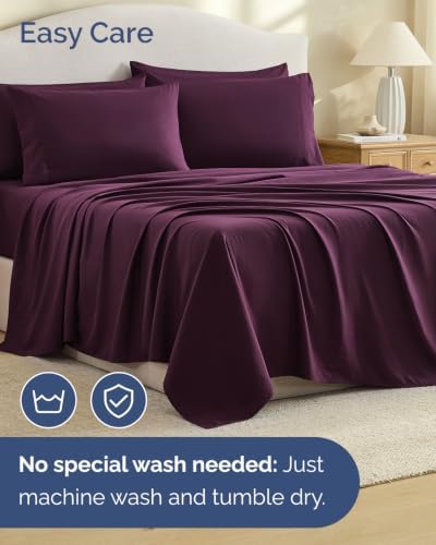 Queen 6 Piece Bed Sheet Set - Image 6