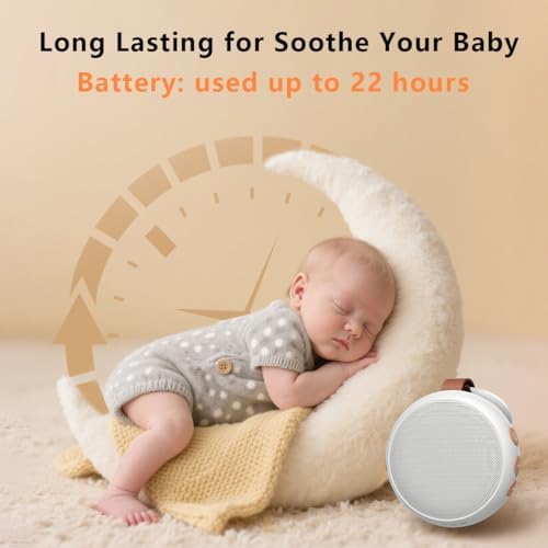 Portable Sound Machine Baby White Noise Machine Travel Noise Machine - Image 4