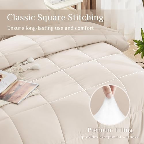 JOLLYVOGUE California King Comforter Set, Ultra-Soft Bed in a Bag Cal King Size - Image 3