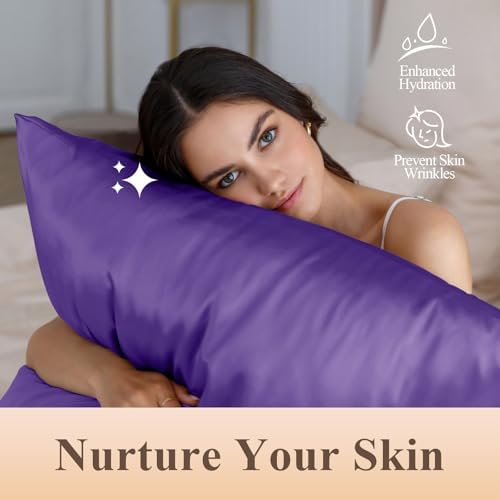 Silk Like Satin Pillowcase Standard Size, 2 Pack, 20x26 Inches - Image 4