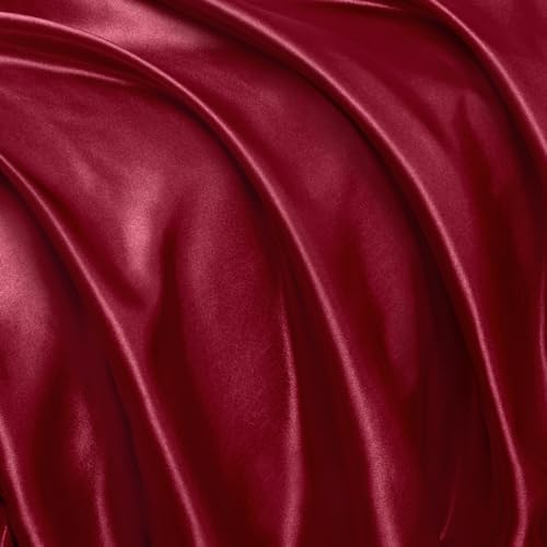 Homiest Burgundy Ruffle Satin Body Pillow Cover - Image 7