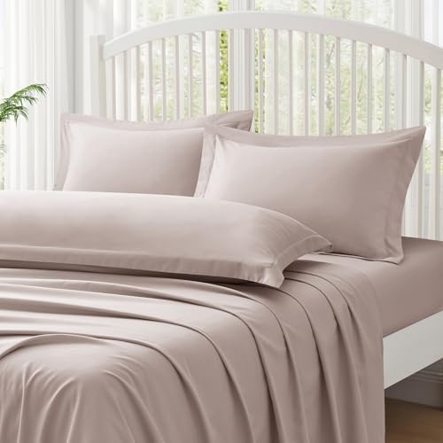Homiest Beige Pillow Shams Queen Size Set of 2, 2-Inch Flange - Image 3