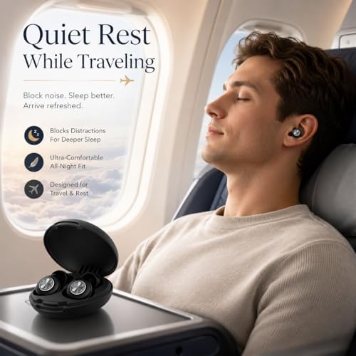 45dB Ear Plugs for Sleeping, Soft Silicone for Side Sleepers, 4 Sizes - Image 2