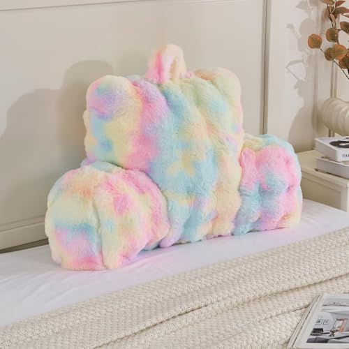 Reading Pillows for Boyfriend Adult, Velvet Back Pillow Bed Wedge Large by Animebody