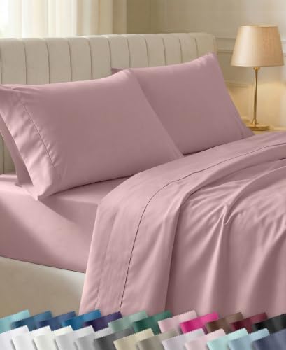 California Design Den 100% Cotton Sateen Queen Sheet Set Deep Pocket by CaliforniaDesignDen