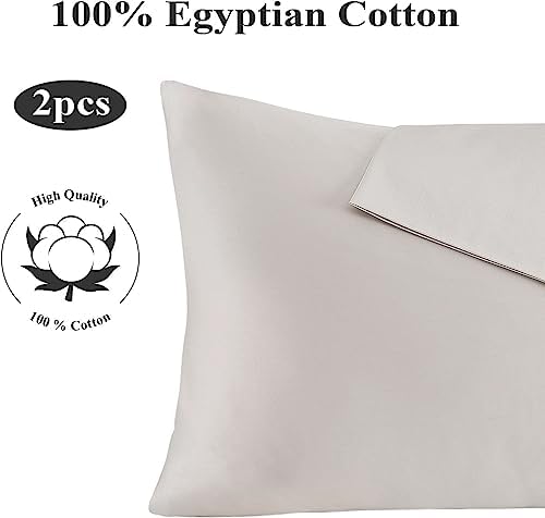 100% Egyptian Cotton Queen Size Pillow Protectors - Image 7