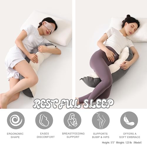 Peallow – Long Round Body Pillow - Image 4