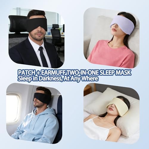 Reversible Warm & Cool Sleep Mask Wrap-Around Blackout Eye Masks - Image 6