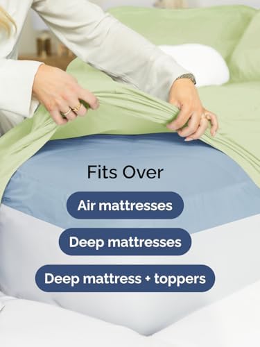 CGK Linens Extra Deep Full Fitted Sheet Only - Image 6
